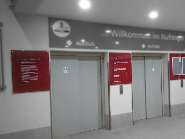 Montage vor Ort - Horn Individualdruck